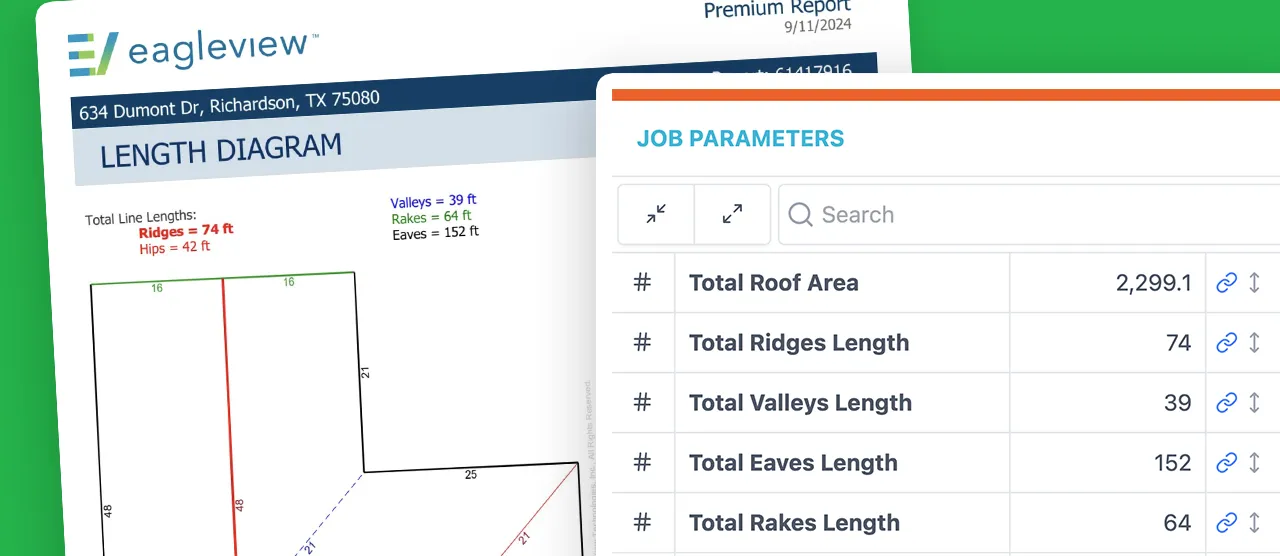Fast and Accurate Measurements for Roofing