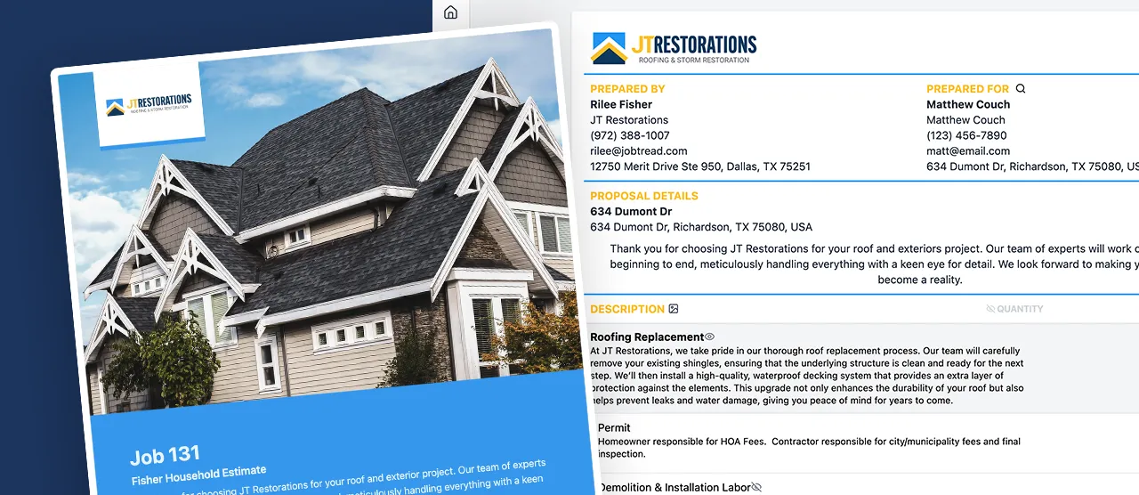 Construction Roofing Estimates